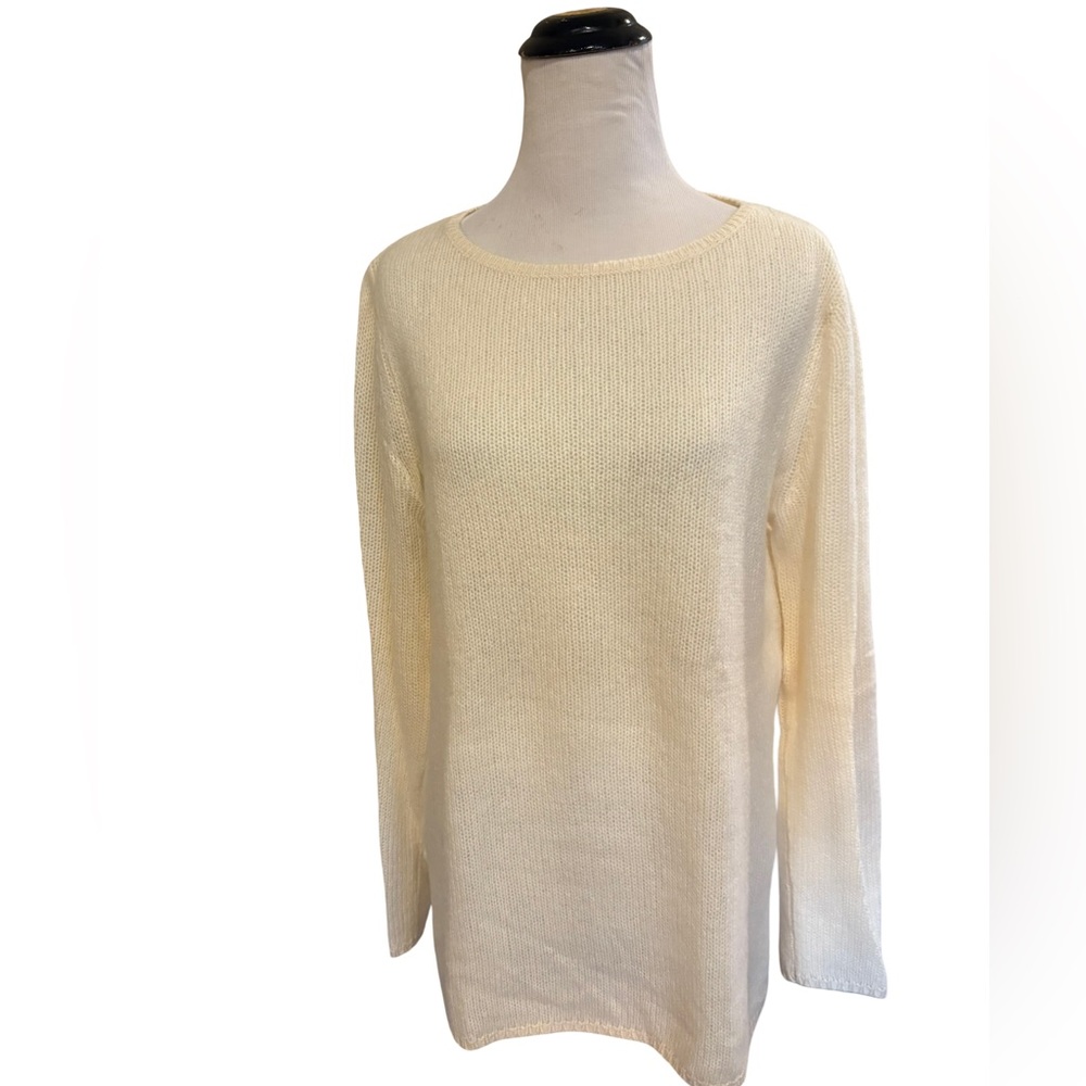 New Scotland Cream Crew Sweater — Medium